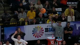 Close Game Final 3 Minutes of Iowa vs Nebraska  B1G Womens Basketball Championship  03102024 [upl. by Harri968]