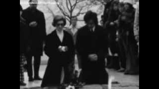 November 22 1972  Janet Lee Bouvier Auchincloss at the grave of President John F Kennedy [upl. by Eelanna719]