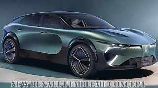 Embleme Is A Sleek Concept With Hydrogen Power  Picture Video  New Renault Embleme Concept [upl. by Arva138]