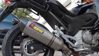 NC700X  Stock Exhaust vs LeoVince vs Akrapovic good Sound [upl. by Itsuj]