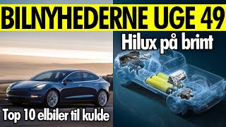 BILNYHEDERNE 10 mest effektive elbiler om vinteren Toyotas nye brintbiler og STOP SÅ Fyn  UGE 49 [upl. by Aihsetal]