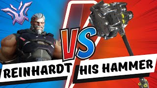 I tried the worlds first REINHARDT 🚫NOSWING🚫 challenge to GrandMaster 💀 Part 1 [upl. by Ekusoyr]