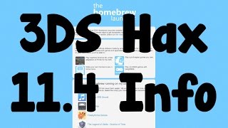 3DS Hax Updates  Info for 114 [upl. by Shriner]