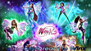 the specialists react to Winx transformation Sirenix  3D   Priya edit [upl. by Lad]