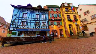 Riquewihr Christmas Market  One of the Most Beautiful Villages in France [upl. by Mctyre]