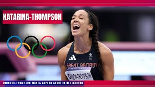 Anna Hall hangs tough through first day of heptathlon action  Paris Olympics  NBC Sports [upl. by Allie]