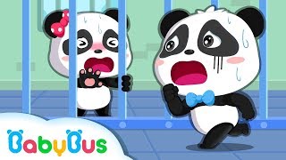 Colored Monsters Catch Baby Panda  Math Kingdom Adventure Episode 110  BabyBus Cartoon [upl. by Way603]