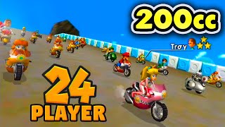 24PLAYER Mario Kart 200cc KNOCKOUT DAY 3 [upl. by Nanine]