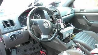 Quick amp Easy Switched Power for your VW GTI MK5 Aftermarket Stereo [upl. by Ynnavoj]