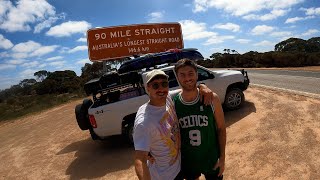 Vlog  Driving from ADL  PER NULLARBOR PLAIN  Longest straight stretch of road in the world [upl. by Alysoun]