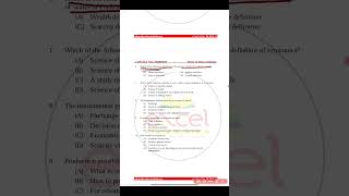 Micro Economic MCQ for competitive exam Part 4 microeconomics cakajalderolia economics shorts [upl. by Martelle]