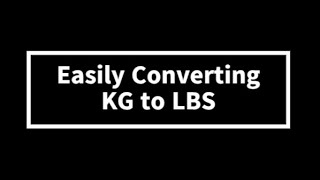 Easily Converting KG to LBS  Powerlifting Tips [upl. by Boyes129]