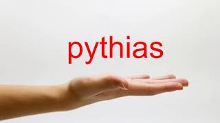 How to Pronounce pythias  American English [upl. by Keiko]