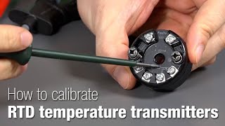 How to calibrate RTD temperature transmitters  Beamex [upl. by Ayatal726]