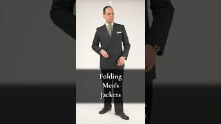 How to Fold Mens Suit Jackets Blazers amp Sport Coats [upl. by Okramed394]