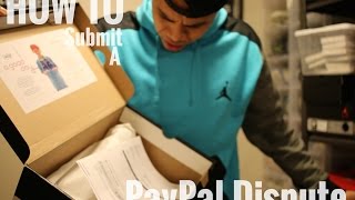 How to submit a dispute in PAYPAL [upl. by Ful123]