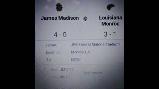 James Madison vs Louisiana Monroe College Football 10524 Prediction Free Pick [upl. by Anniken]