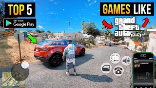 Top 5 Best Game Like GTA 5 New Game For Android Game With All Games Link new android games [upl. by Atiek80]