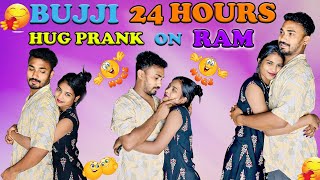 BUJJI 24 HOURS HUG PRANK ON RAM [upl. by Moazami]