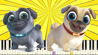 IMPOSSIBLE REMIX  Puppy Dog Pals Theme Song  Bingo and Rolly  Piano Cover [upl. by Eniretac994]