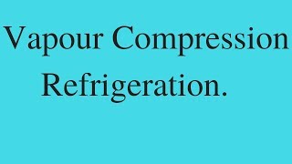 Theory  Vapour Compression Refrigeration and air conditioning [upl. by Ellitnahc612]