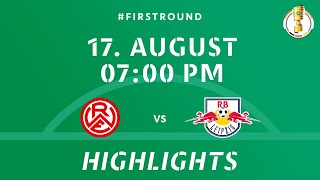 DFBPokal 202425 Round 1  RotWeiss Essen vs RB Leipzig  DFB Pokal Match Highlights  August 17 [upl. by Wehtam]