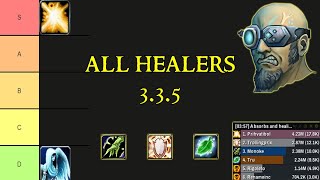 WotLK Healer Tier List for 335 Warmane WoW [upl. by Ekusuy]