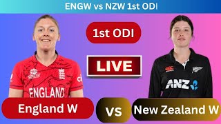 Live  England Women vs New Zealand Women  SLW vs WIW 1st ODI ENGW vs NZW 2024 [upl. by Melina]