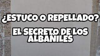 Qué es mejor ESTUCO o REPELLADO REVOQUE PAÑETE  Como aplicar ESTUCO en paredes y muros de Block [upl. by Iglesias]