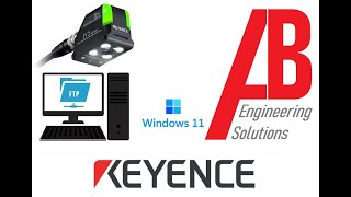 IV2 de Keyence Guardar imágenes por FTP server windows 11 [upl. by Alyac199]