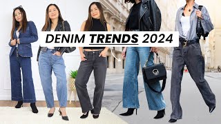 I tried the 7 BIGGEST denim trends for 2024 and heres what you should buy or SKIP [upl. by Analaj]