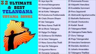 32 Best amp Ultimate Telanagana Udyama Songs [upl. by Four]