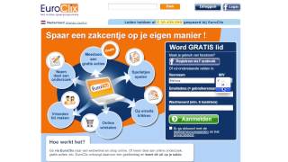 Geld verdienen op internet met het EuroClix spaarprogramma [upl. by Haydon]