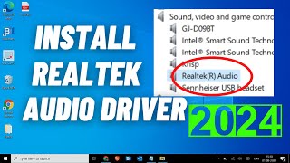 How to Install Realtek Audio Driver on Windows 1110 2024  StepbyStep Guide [upl. by Krusche]