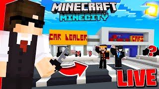 PRIMA MEA LICITATIE de MASINI pe MINECITY  NOUL DEALER [upl. by Nawat]