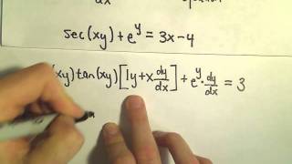 Implicit Differentiation  More Examples [upl. by Hammock]