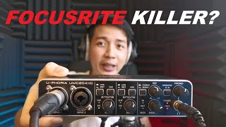 Behringer UMC 204 HD Review and Motu M2 Comparison [upl. by Rotow]