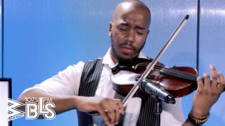 Violinist Damien Escobar pays tribute to Whitney Houston live [upl. by Sillsby]