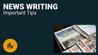 NEWS WRITING IMPORTANT TIPS [upl. by Erimahs335]