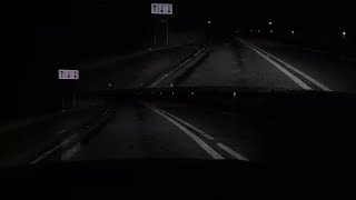 Osram ledriving vs Philips ultinon essential led  in the rain [upl. by Laefar]