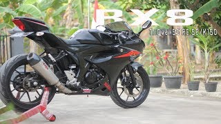 REVIEW  Knalpot RX8 di Suzuki GSXR150 [upl. by Glenna]