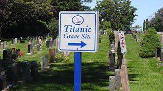 Titanic graveyard mount Olivet in Halifax Nova Scotia on August 7th 2024 [upl. by Glarum288]