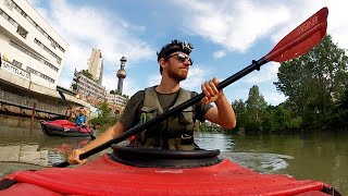 Wiener Donaukanal komplett amp Donau bis Hainburg  Flusswandern mit Steve 22 [upl. by Khajeh]