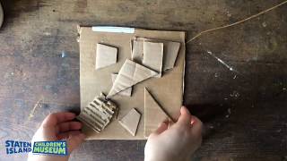 Visual Arts Studio Cardboard Relief Sculptures [upl. by Gratianna]