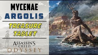 Mycenae Argolis  Loot Ancient Tablet amp Prisoner Location  ASSASSINS CREED ODYSSEY [upl. by Bently]