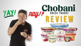 Chobani Greek Yogurt tasting Coach Ranks the Best Chobani  Which Greek Yogurt flavor is the Best [upl. by Ilocin]