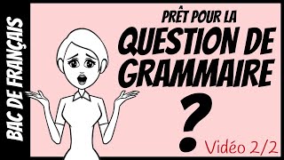 Bac de français  estu prêt pour la question de grammaire  La correction [upl. by Barbi]