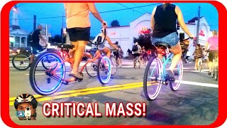 Dogs Wheelies amp BIKES  Critical Mass Bike Ride  Orlando Florida September 2018 AdventureBiker [upl. by Menedez]