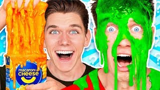 Mystery Wheel of Slime Challenge 2 w Funny Satisfying DIY How To Switch Up Game [upl. by Atse]