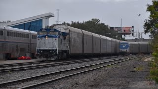 Amtrak Auto Train Arriving in Sanford [upl. by Ludie]